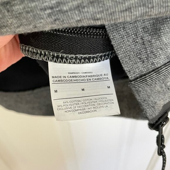 Nike Men’s Charcoal Gray Tech Fleece Funnel Neck Pullover Sweatshirt Sz. M - Picture 10 of 11